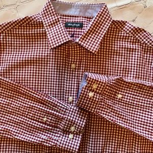 Nautica L/S Dress Shirt Neck 18
